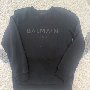 Balmain Black Crewneck Sweater